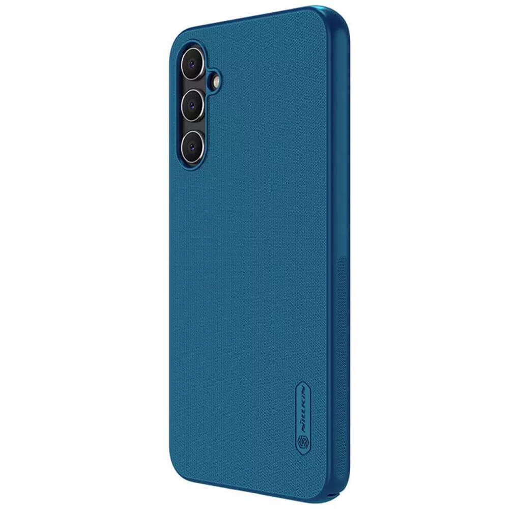 Nillkin Samsung Galaxy A34 5G Super Frosted Shield Σκληρή Θήκη με Πλαίσιο Σιλικόνης - Blue