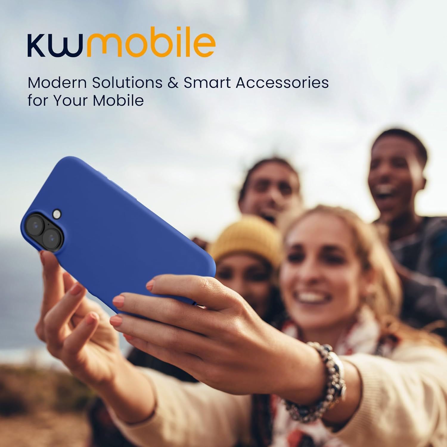 KW iPhone 16 Λεπτή Θήκη Σιλικόνης TPU - Baltic Blue