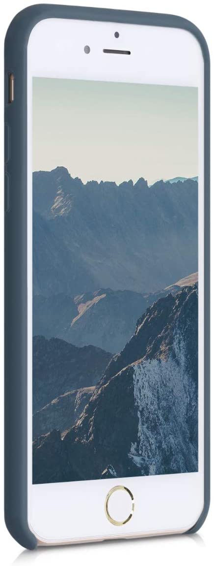 KW iPhone SE 2022 / SE 2020 / 7 / 8 Θήκη Σιλικόνης Rubber TPU - Slate Grey - 40225.202