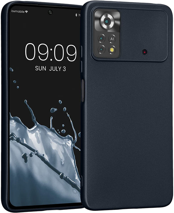 KW Xiaomi Poco X4 Pro 5G Θήκη Σιλικόνης TPU - Metallic Blackberry - 57984.115
