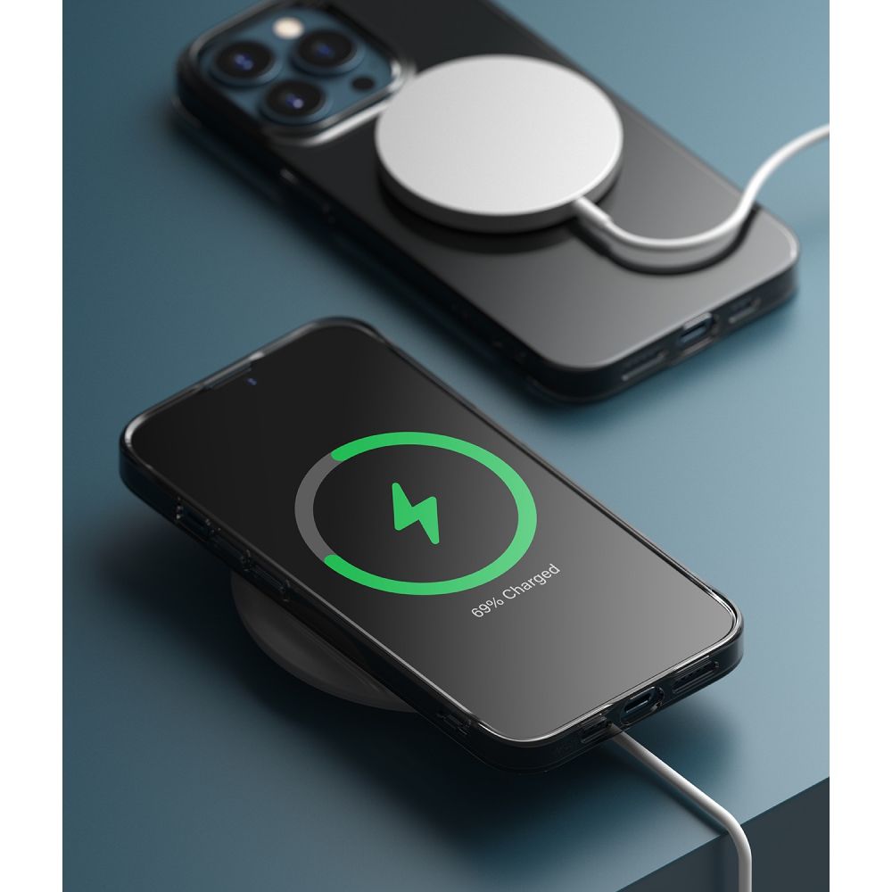 Ringke iPhone 13 Pro Air Ultra-Thin TPU Case Λεπτή Θήκη Σιλικόνης - Smoke Black / Διάφανη