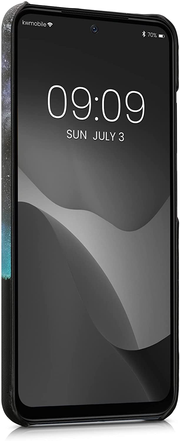 KW Xiaomi 11T / 11T Pro Σκληρή Θήκη με Επένδυση Συνθετικού Δέρματος - Design Galaxy Tree Meadow - Blue / Grey / Black - 57840.02