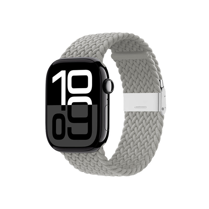 Crong Λουράκι Apple Watch 2/3/4/5/6/7/8/9/10/11 - SE (1/2/3) - 38/40/41/42mm Wave Band - Light Grey