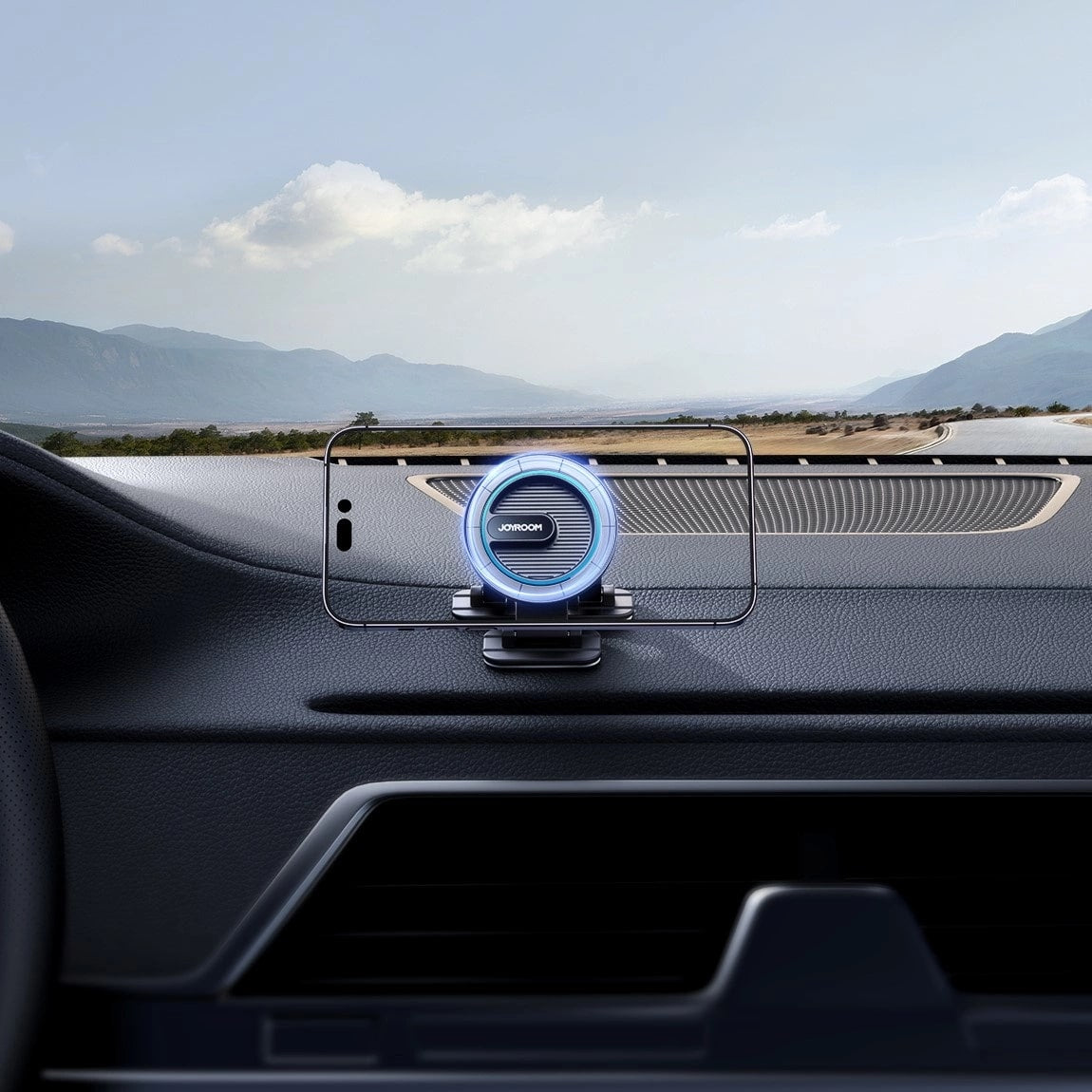 Joyroom Universal MagSafe Μαγνητική Βάση για το Ταμπλό του Αυτοκινήτου - Black - JR-ZS366