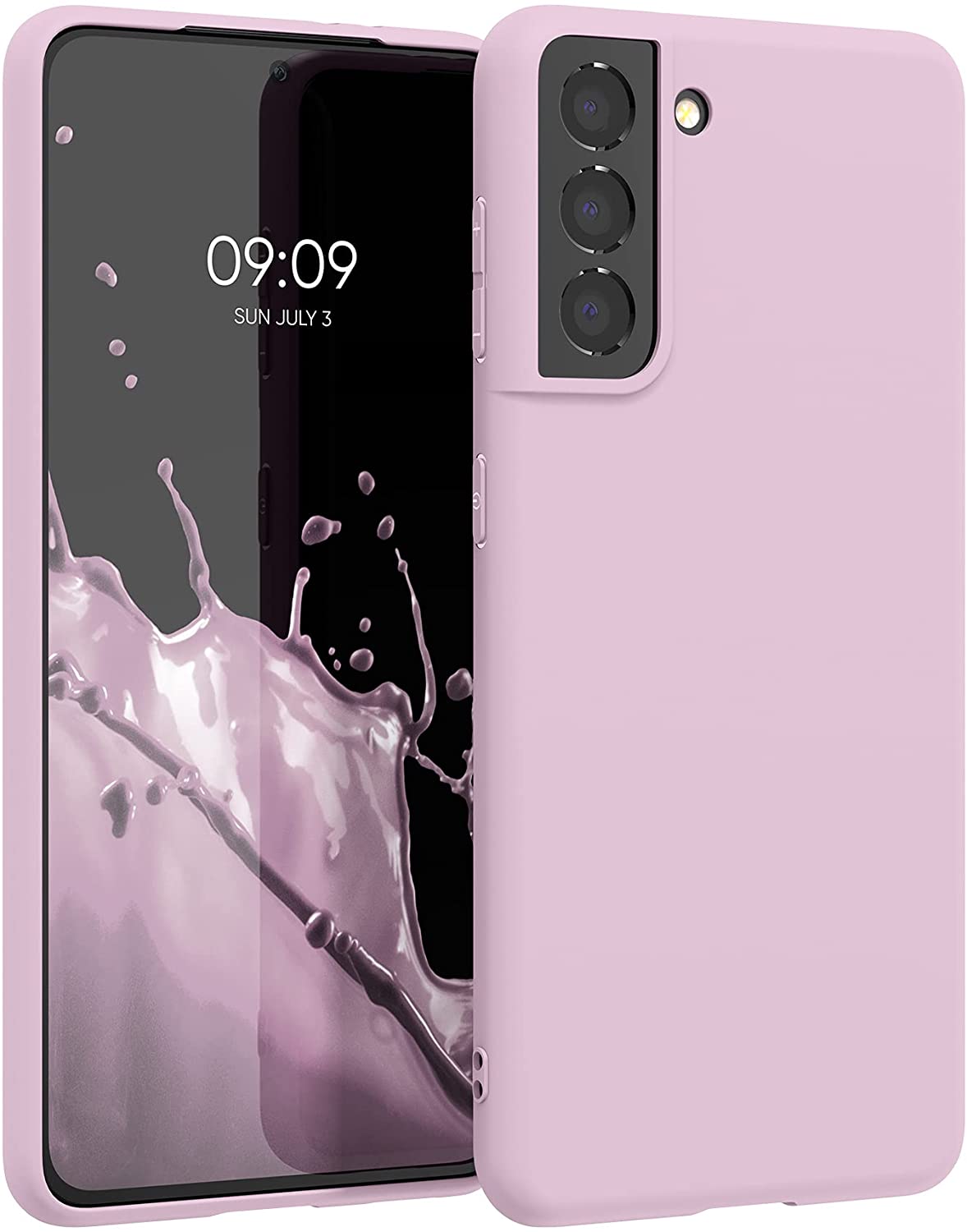 KW Samsung Galaxy S21 Θήκη Σιλικόνης TPU - Mauve - 54055.140