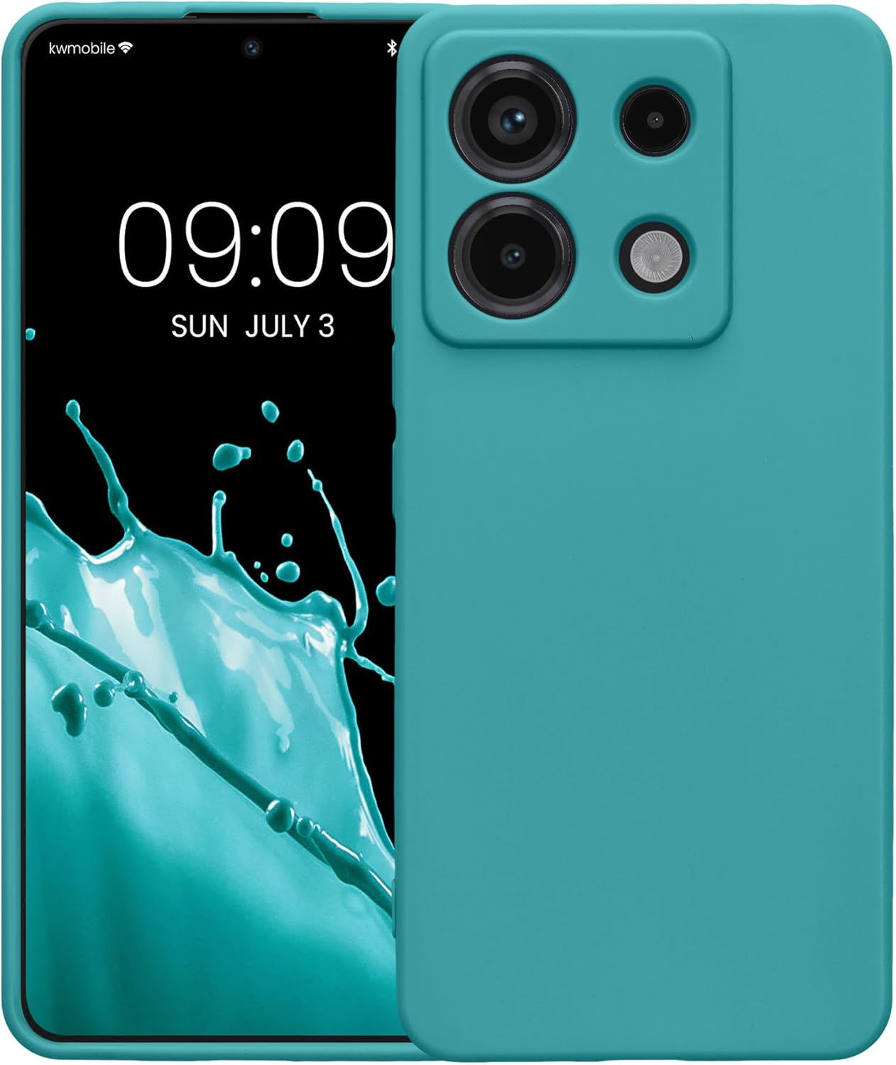 KW Xiaomi Redmi Note 13 Pro 5G / Poco X6 5G Θήκη Σιλικόνης TPU - Matte Petrol