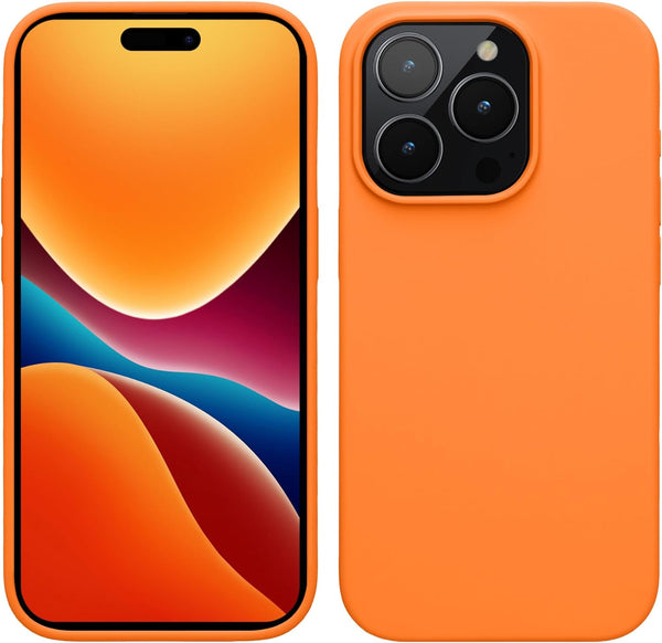 KW iPhone 15 Pro Max Θήκη Σιλικόνης Rubberized TPU - Fruity Orange - 61956.150