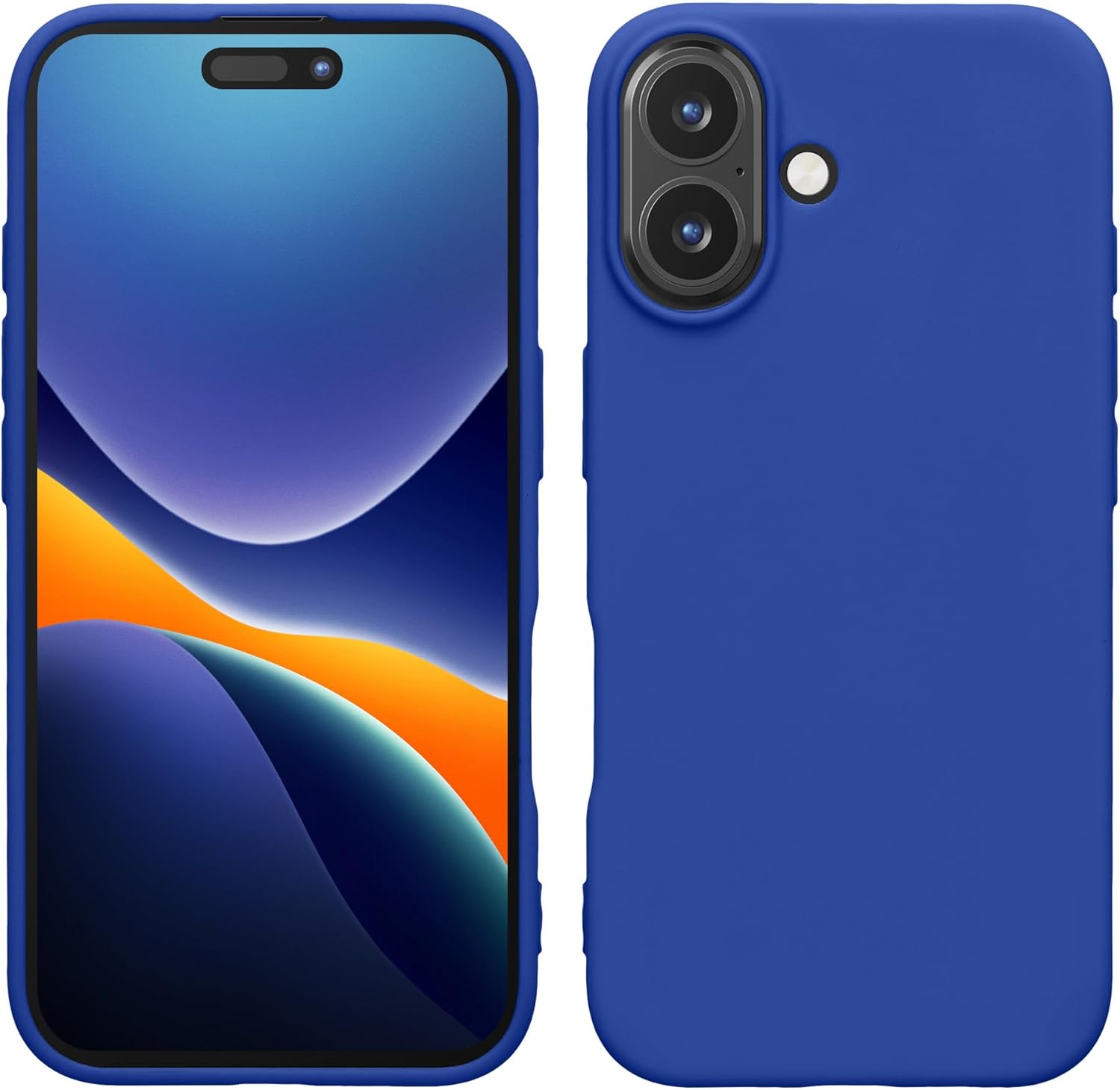 KW iPhone 16 Λεπτή Θήκη Σιλικόνης TPU - Baltic Blue