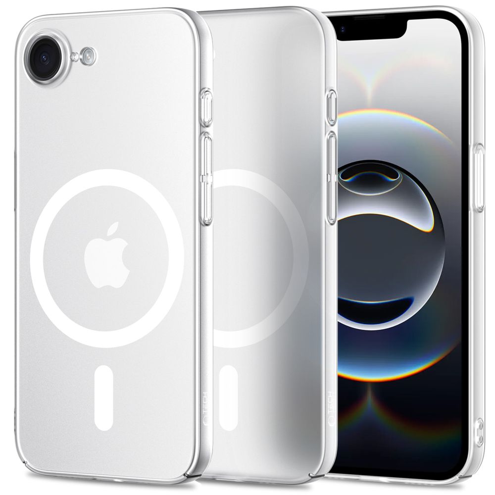 Tech-Protect iPhone 16e MagSlim - Σκληρή Θήκη με MagSafe - Matte / Ice