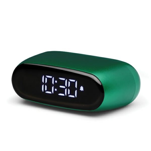 Lexon Μίνι Επιτραπέζιο Ξυπνητήρι με Οθόνη LCD - Minut - Dark Green