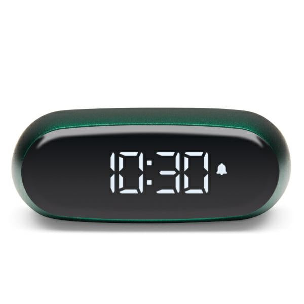 Lexon Μίνι Επιτραπέζιο Ξυπνητήρι με Οθόνη LCD - Minut - Dark Green