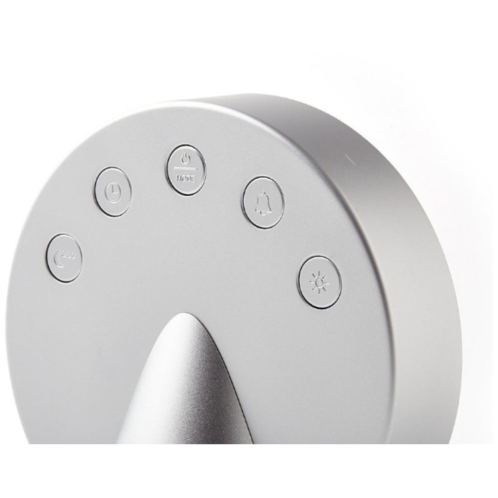 Lexon Ξυπνητήρι με Ραδιόφωνο & Bluetooth Ηχείο - Conic Clock - Aluminium