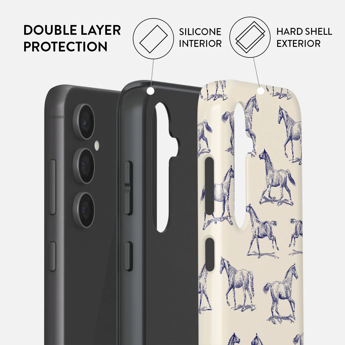 Burga Samsung Galaxy S23 FE Fashion Tough Σκληρή Θήκη - Derby Race