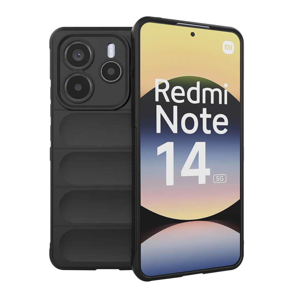 Techsuit Xiaomi Redmi Note 14 5G Magic Shield Θήκη Σιλικόνης TPU - Black