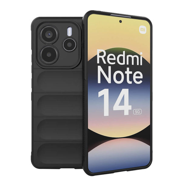 Techsuit Xiaomi Redmi Note 14 5G Magic Shield Θήκη Σιλικόνης TPU - Black