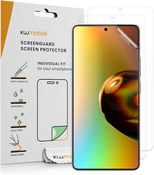 KW Xiaomi Redmi Note 13 Pro 5G / Poco X6 5G - Τρεις Μεμβράνες Προστασίας Οθόνης - Διάφανες - KWM000020LI001C