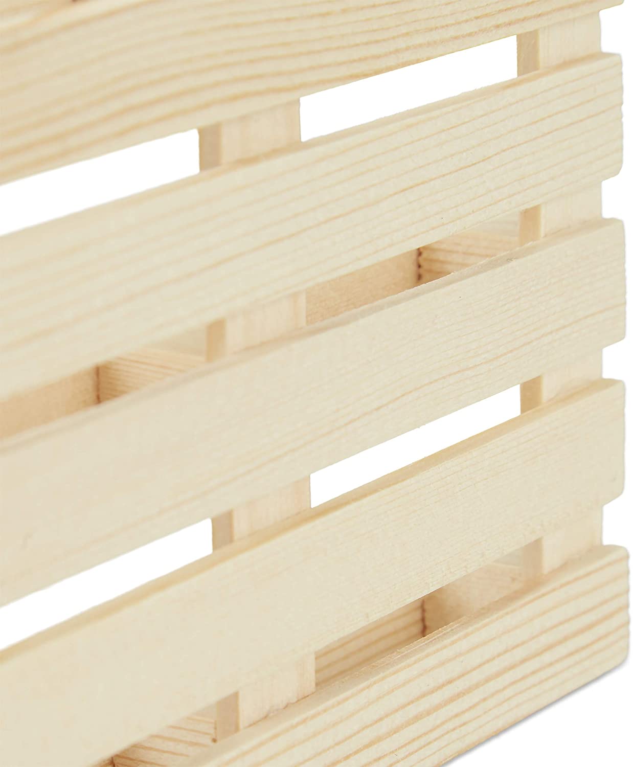 Relaxdays 6 Σουβέρ Παλέτες για Ποτήρια - Natural - 4052025280055