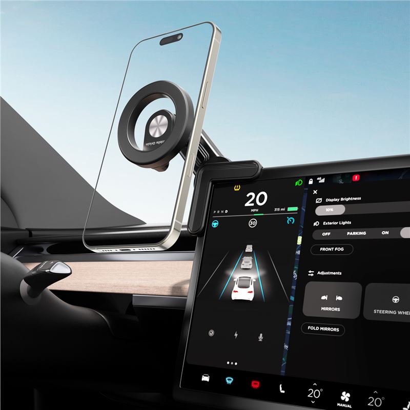 Mobile Origin Μαγνητική Βάση Κινητού για Αυτοκίνητο MO20 – Γωνιακής Τοποθέτησης - Black