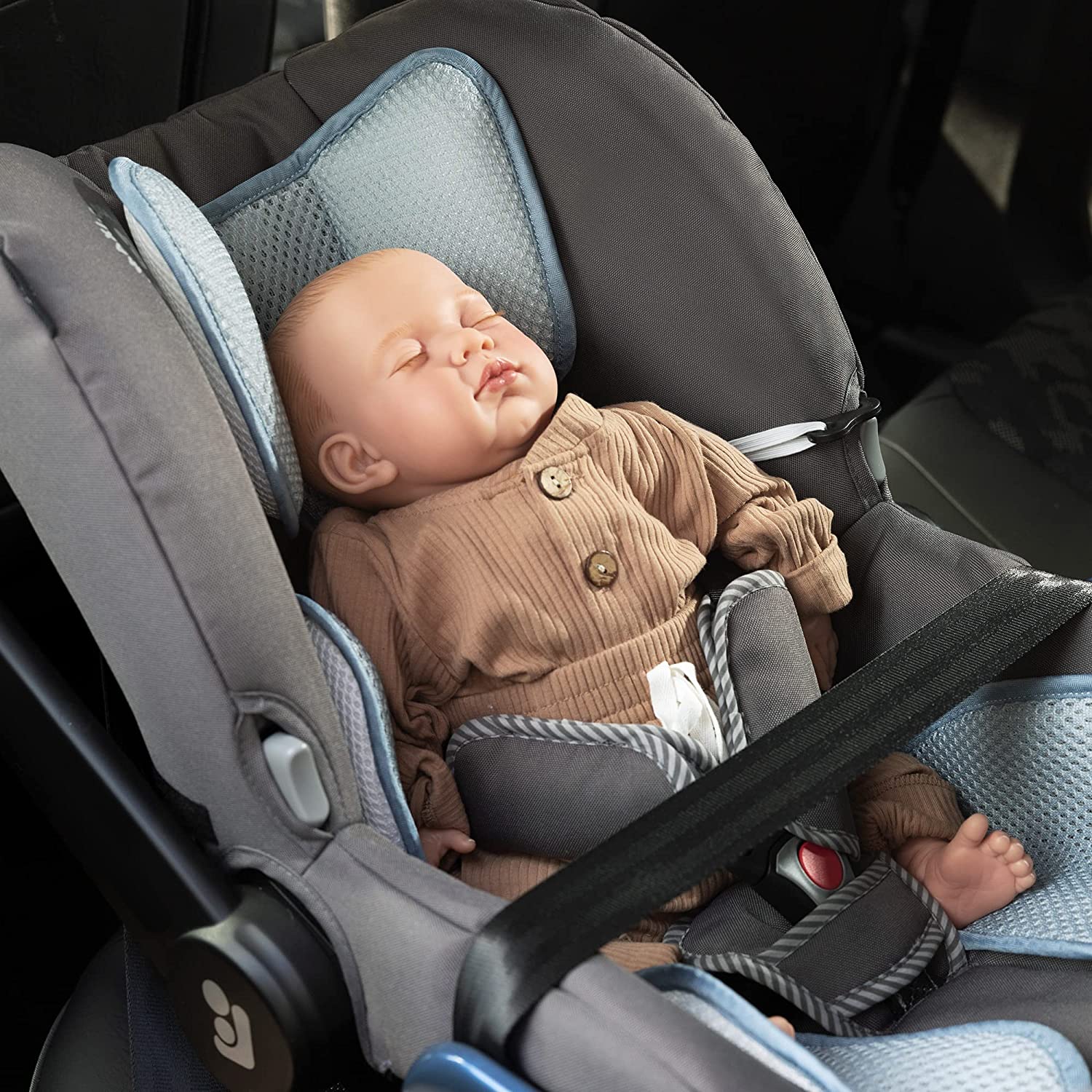 Navaris Καλοκαιρινό Παιδικό Κάλυμμα Καθίσματος - Grey / Light Blue - 54278.02