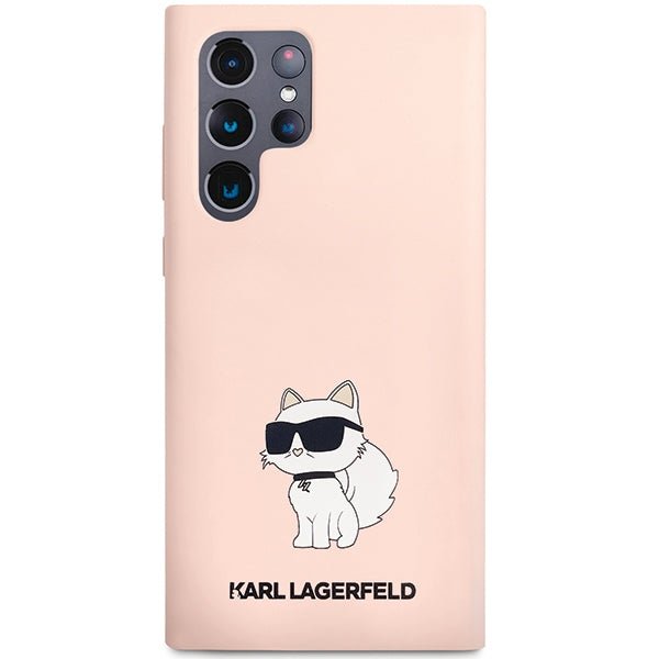 Karl Lagerfeld Samsung Galaxy S24 Ultra - Silicone Choupette - Θήκη Σιλικόνης - Pink - KLHCS24LSNCHBCP