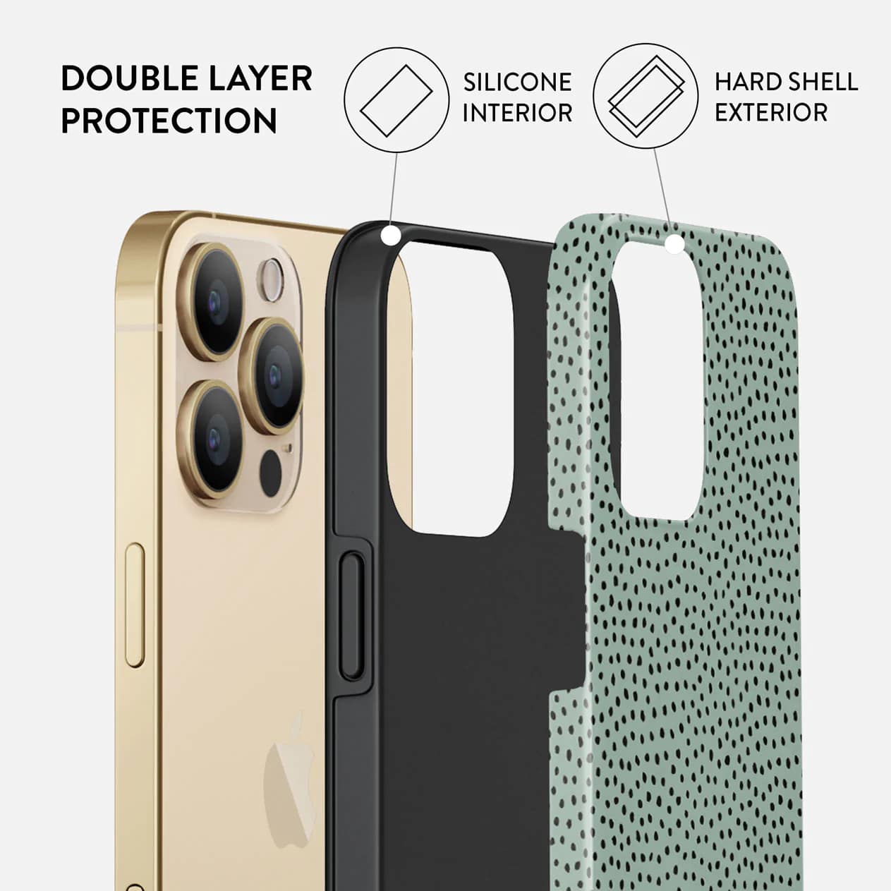 Burga iPhone 14 Pro Fashion Tough Σκληρή Θήκη - Mint Gelato