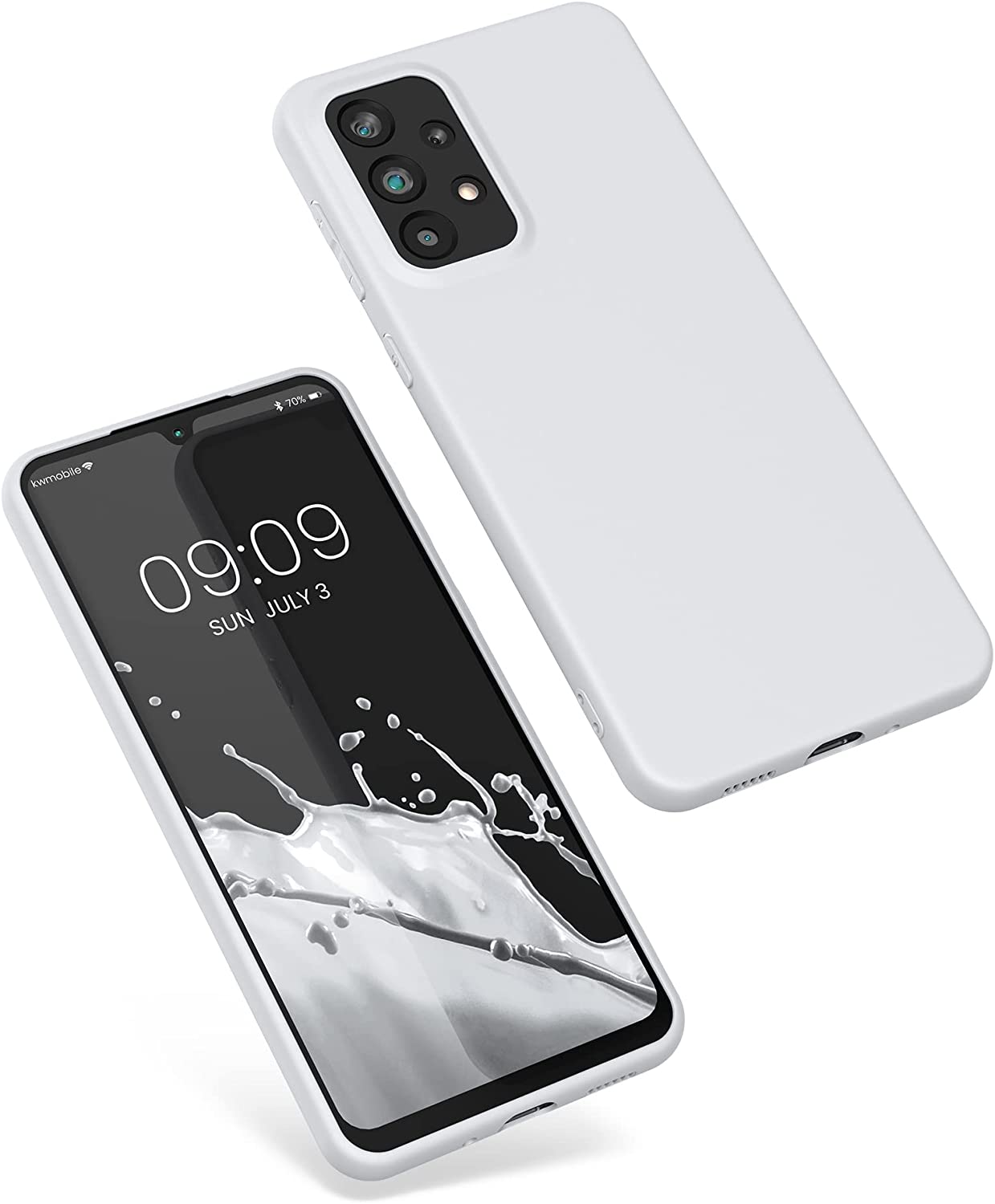 KW Samsung Galaxy A33 5G Θήκη Σιλικόνης TPU - White Matte - 57806.48