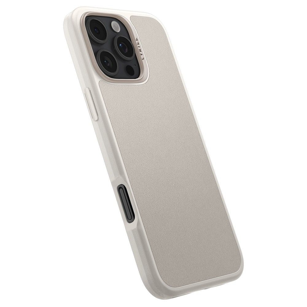 Spigen Cyrill iPhone 16 Pro Max Kajuk Mag Θήκη με Επένδυση Συνθετικού Δέρματος και MagSafe - Cream