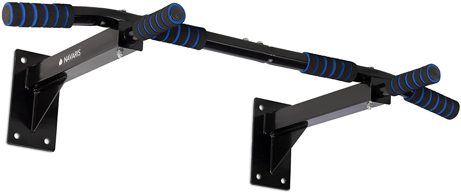 Navaris Pull-Up Bar για Τοίχο - Black / Blue - 54176.01