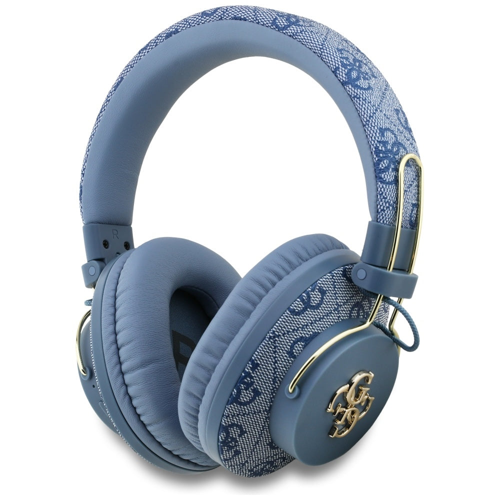 Guess Over-Ear Metal 4G Logo - Ασύρματα Bluetooth Ακουστικά - Blue