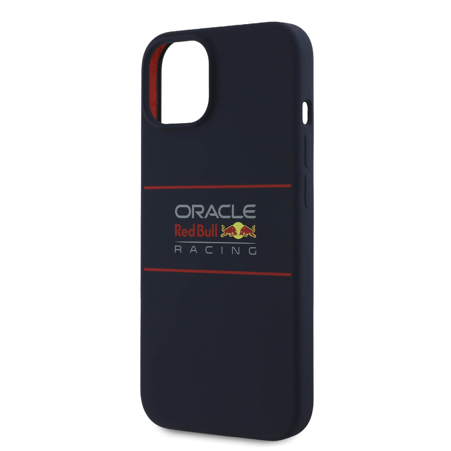 Red Bull iPhone 15 - Silicone Horizontal Logo - MagSafe Σκληρή Θήκη με Πλαίσιο Σιλικόνης - Navy - RBHMP15S24SIHSRV