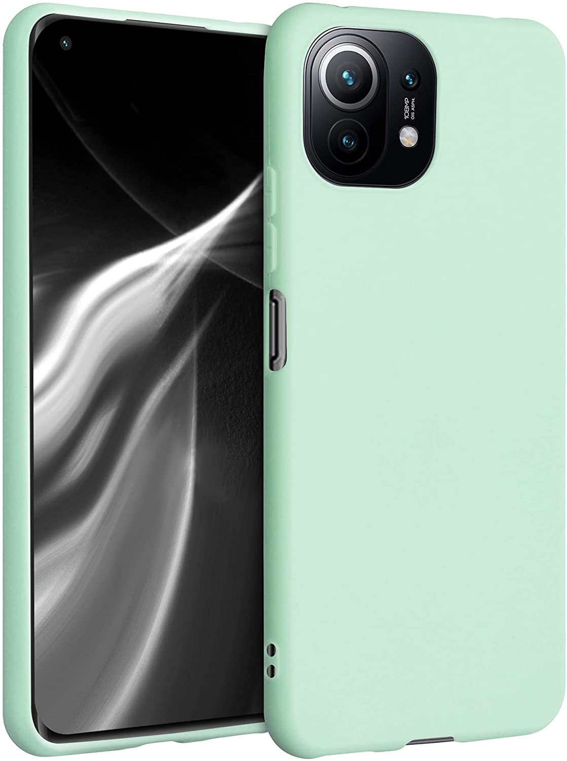 KW Xiaomi Mi 11 Lite / Mi 11 Lite 5G Θήκη Σιλικόνης TPU - Mint Green Matte - 54726.50