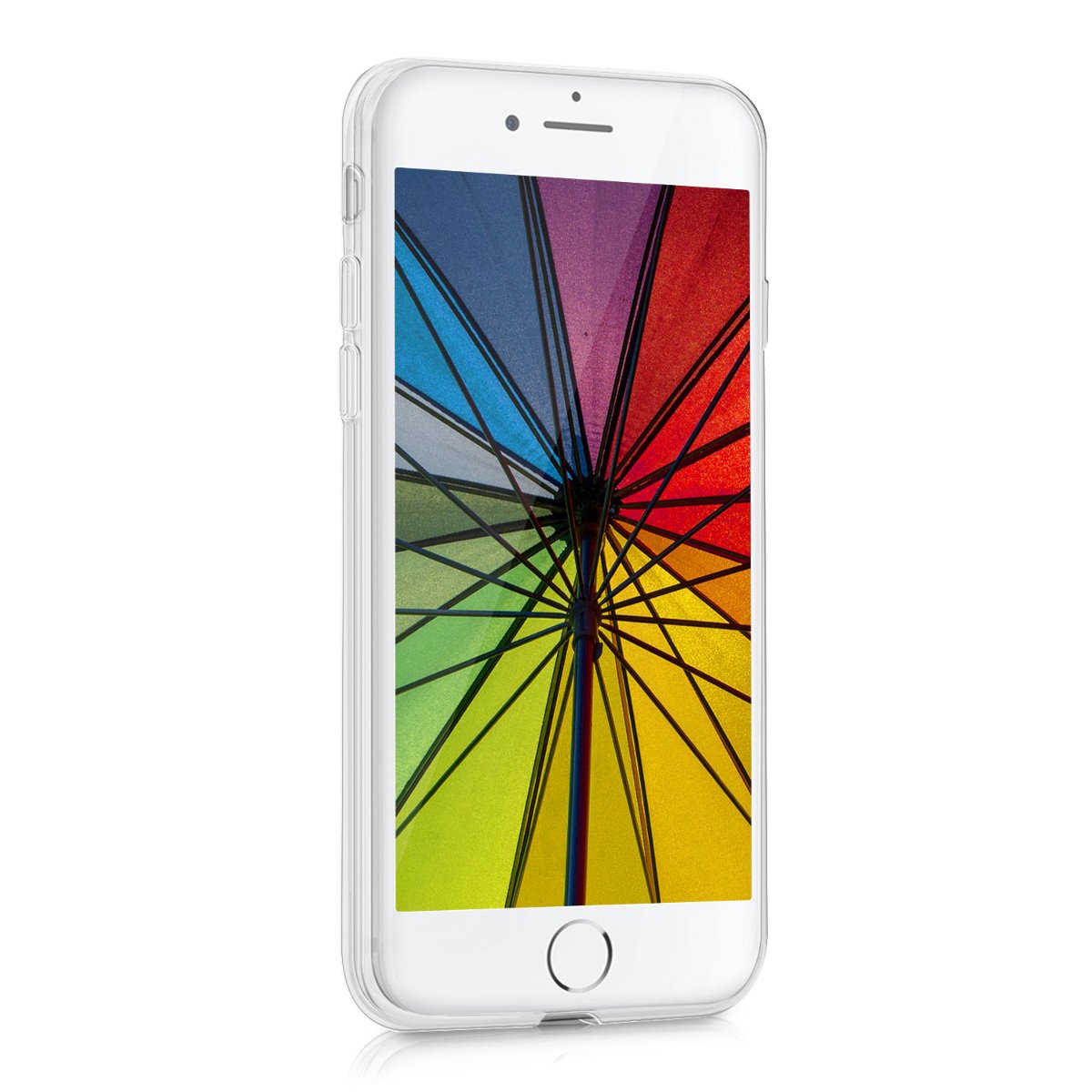 KW iPhone SE 2022 / SE 2020 / 7 / 8 Θήκη Σιλικόνης TPU Design Rainbow Cubes - Mutlicolor - 39459.01