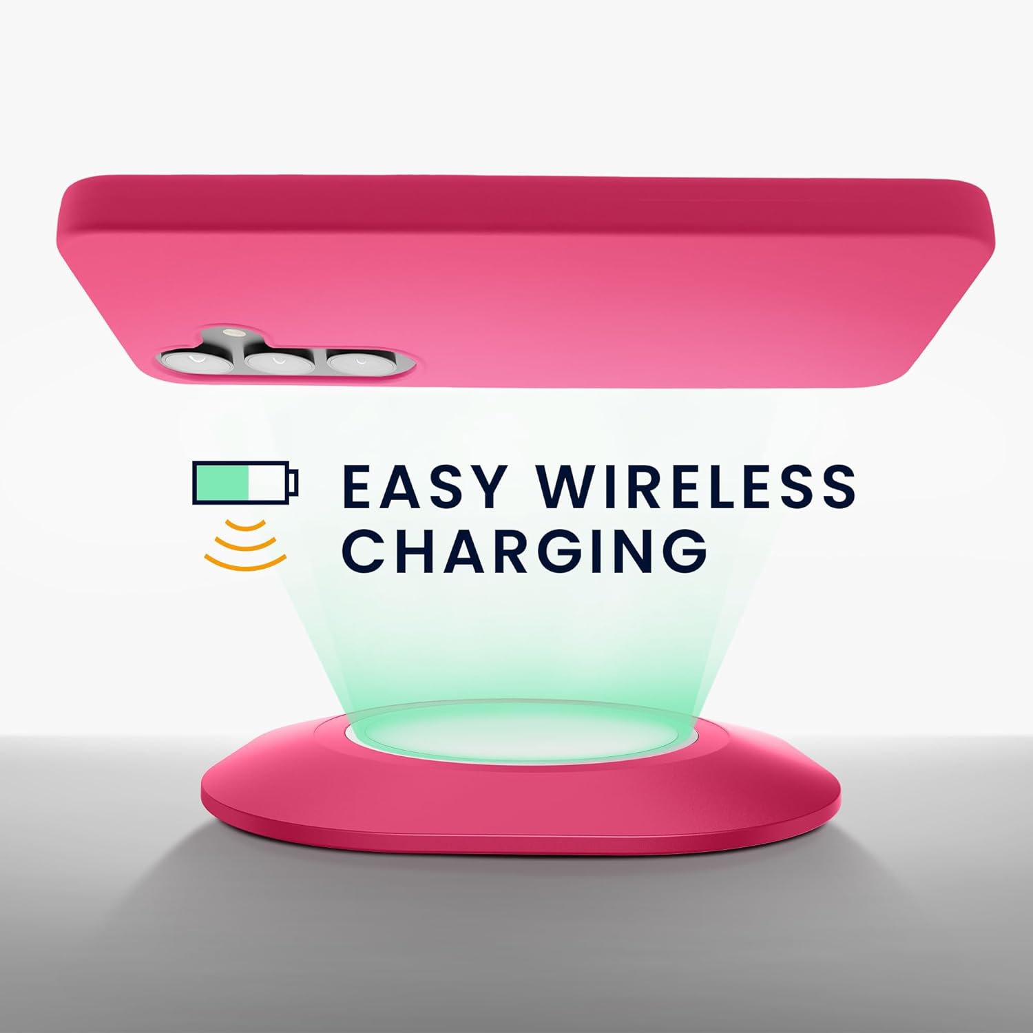 KW Samsung Galaxy S24 Θήκη Σιλικόνης TPU - Neon Pink