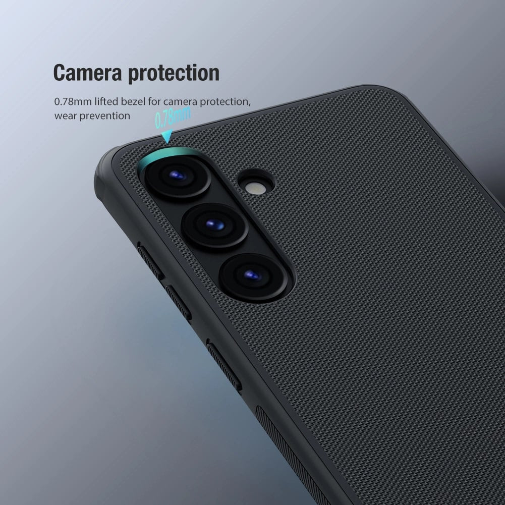 Nillkin Samsung Galaxy S24+ Super Frosted Shield Pro Σκληρή Θήκη με Πλαίσιο Σιλικόνης - Black