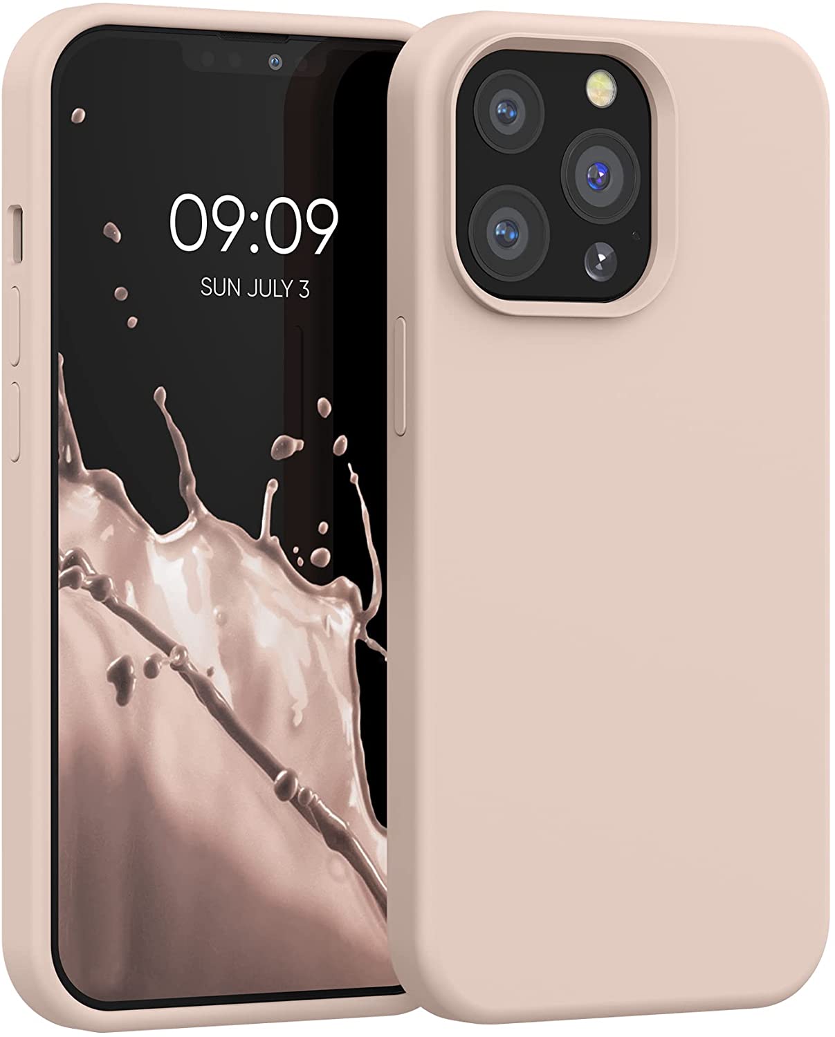 KW iPhone 13 Pro Θήκη Σιλικόνης Rubberized TPU - Coconut Swirl - 55880.225