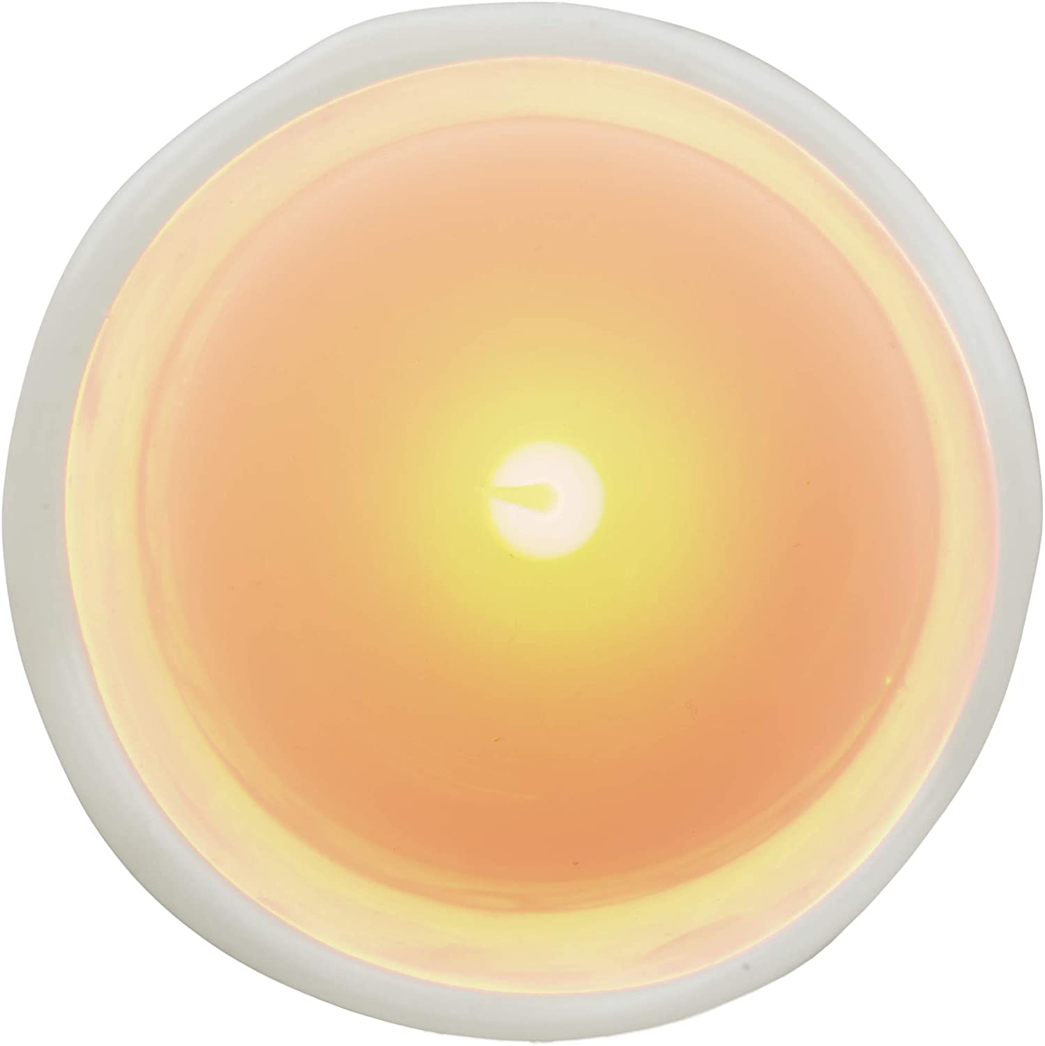 Relaxdays Σετ με 3 Κεριά με Φωτισμό Led από Φυσικό Κερί - Cream - 4052025215347