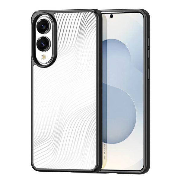 Dux Ducis Samsung Galaxy S25 Edge - Aimo Series - Σκληρή Θήκη με Πλαίσιο Σιλικόνης - Black