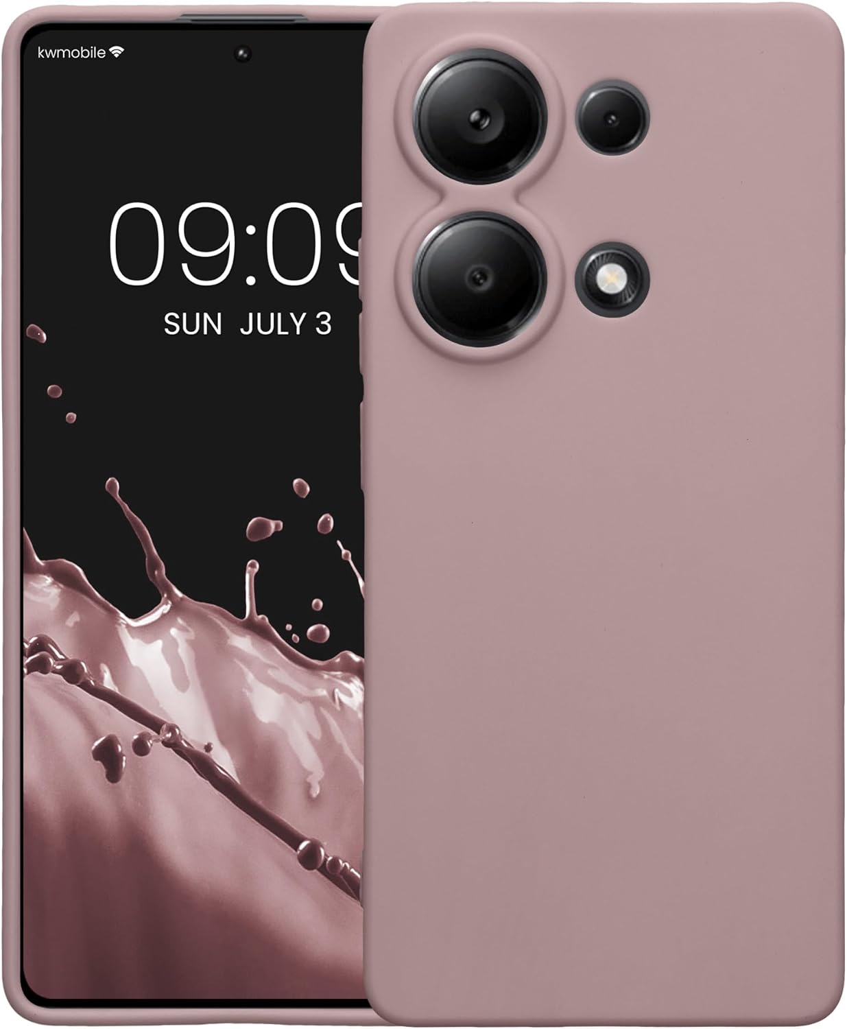 KW Xiaomi Redmi Note 13 Pro 4G Θήκη Σιλικόνης TPU - Nude Lilac