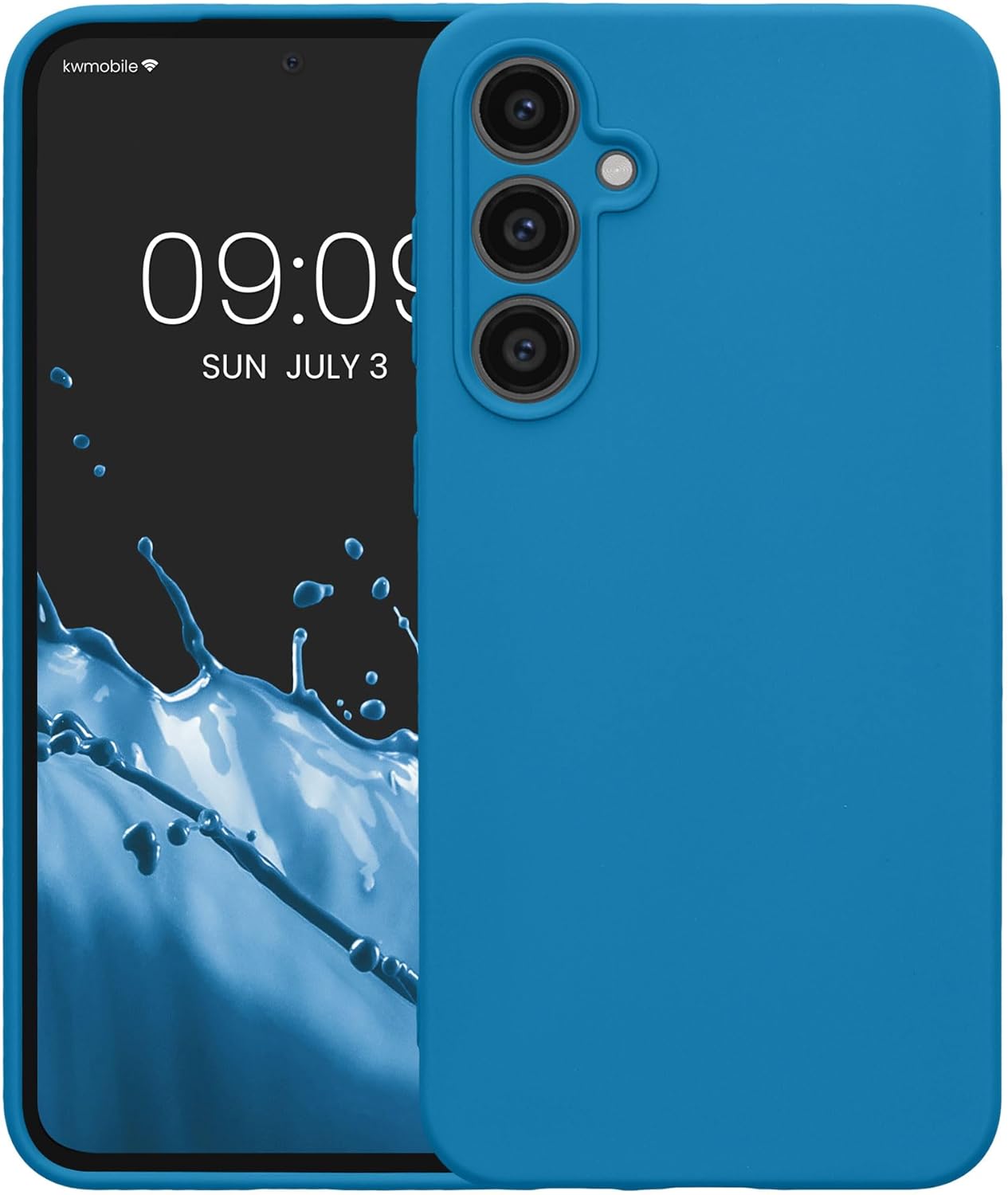 KW Samsung Galaxy S23 FE Θήκη Σιλικόνης TPU - Caribbean Blue - KWM000021LO011C