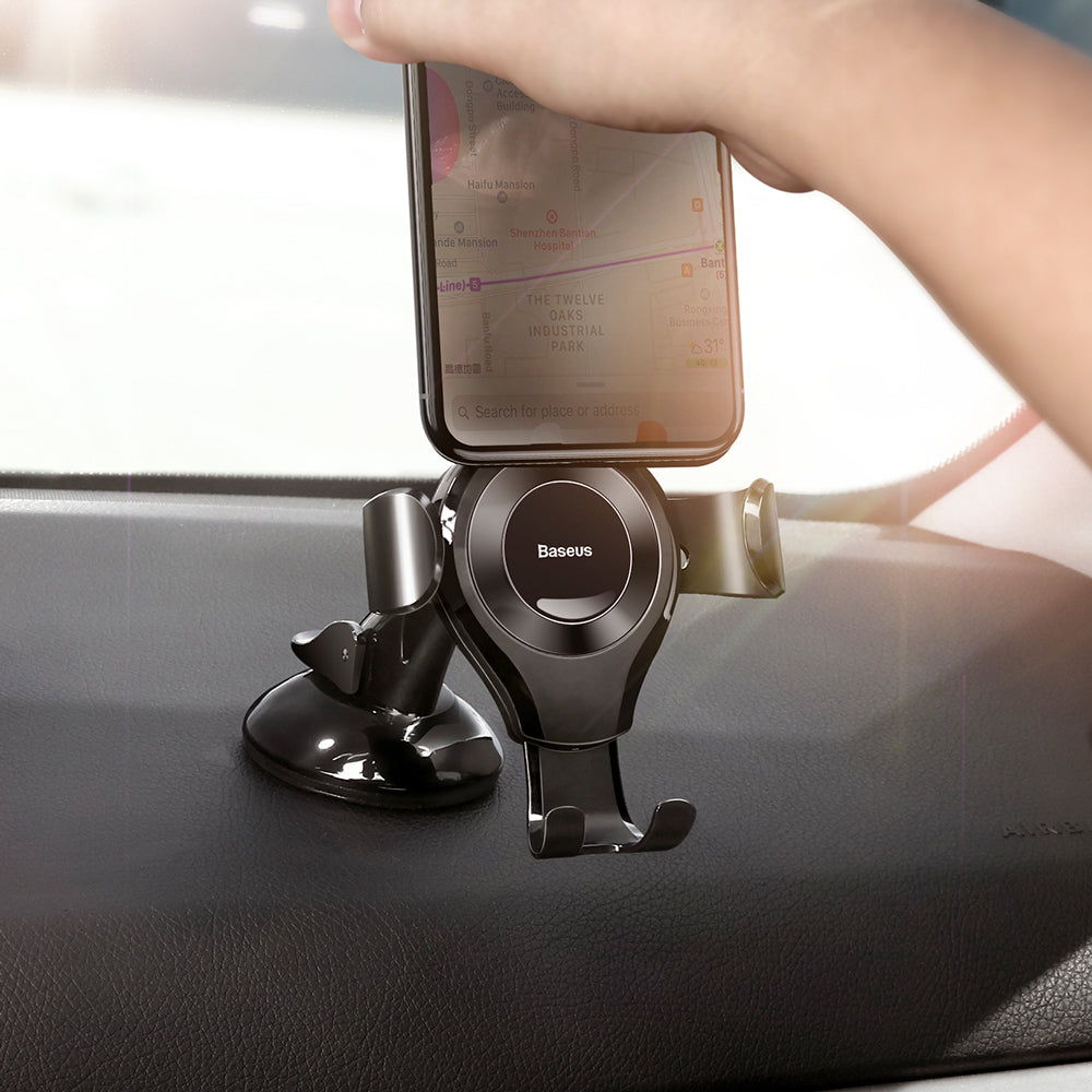 Baseus Osculum Gravity Car Mobile Holder - Universal Βάση Αυτοκινήτου - Black - SUYL-XP01