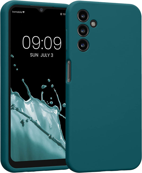 KW Samsung Galaxy A14 5G Θήκη Σιλικόνης Rubber TPU - Teal Matte - 60808.57 - likebrands.gr