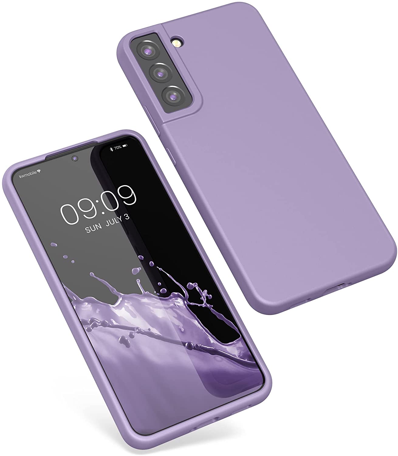 KW Samsung Galaxy S22 Plus Θήκη Σιλικόνης Rubberized TPU - Violet Purple - 56761.222