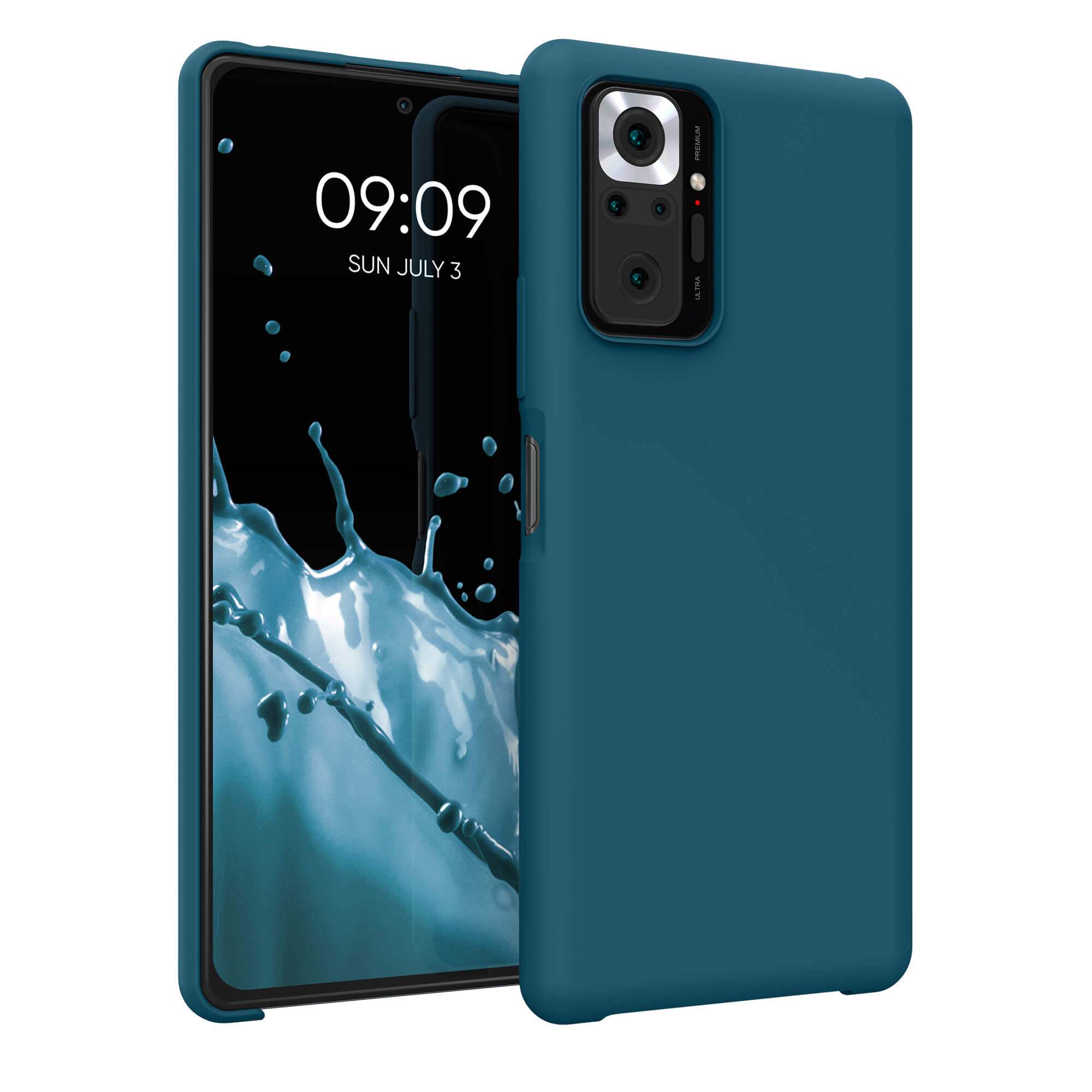 KW Xiaomi Redmi Note 10 Pro Θήκη Σιλικόνης Rubber TPU - Teal Matte - 54553.57