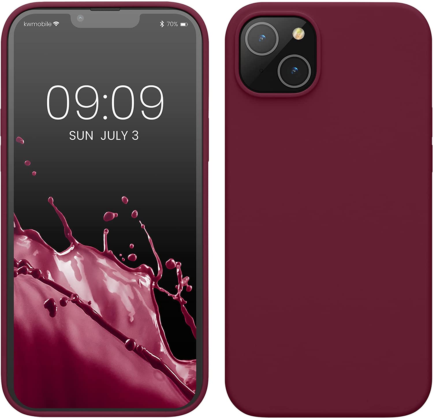 KW iPhone 14 Plus Θήκη Σιλικόνης TPU - Rhubarb Red - 59072.209