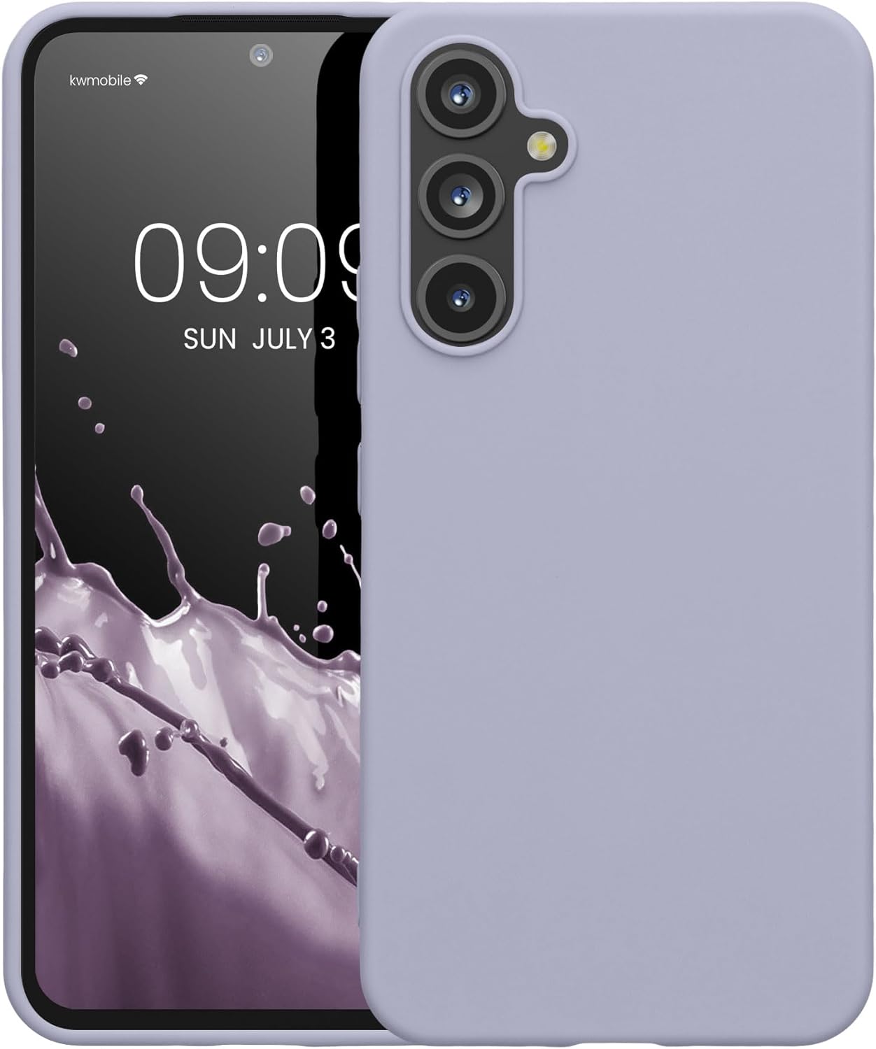 KW Samsung Galaxy A54 5G Θήκη Σιλικόνης TPU - Pastel Lavender