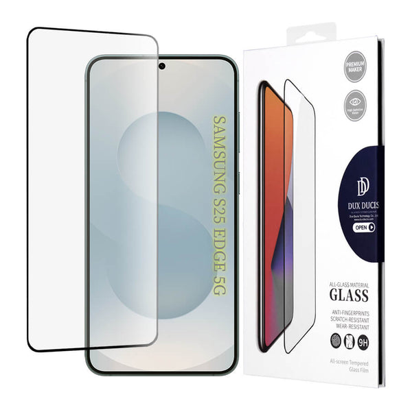 Dux Ducis Samsung Galaxy S25 Edge 9D 9H Full Screen Case Friendly Tempered Glass Αντιχαρακτικό Γυαλί Οθόνης - Black
