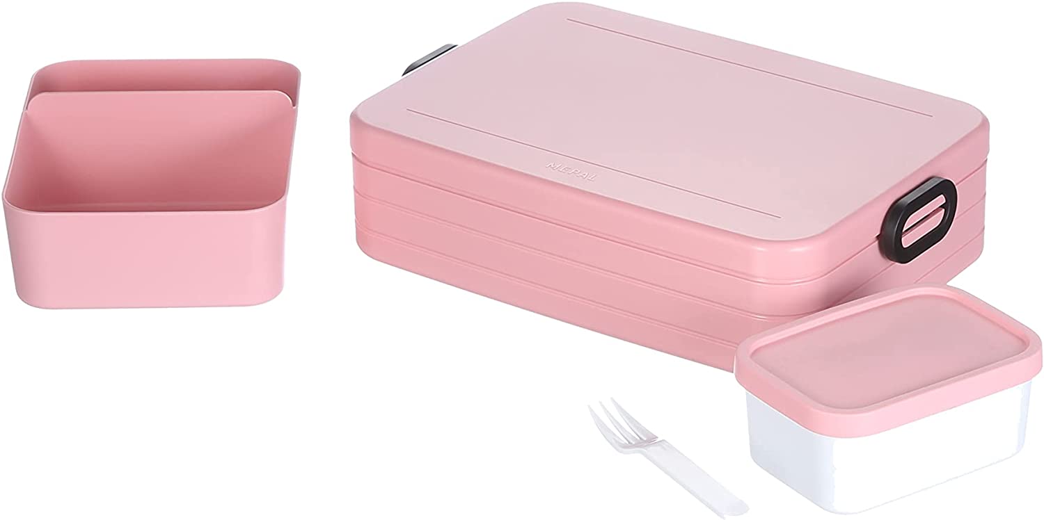 Mepal Bento Lunch Box Take a Break - Δοχείο Φαγητού - BPA FREE - 1.5L - Nordic Pink