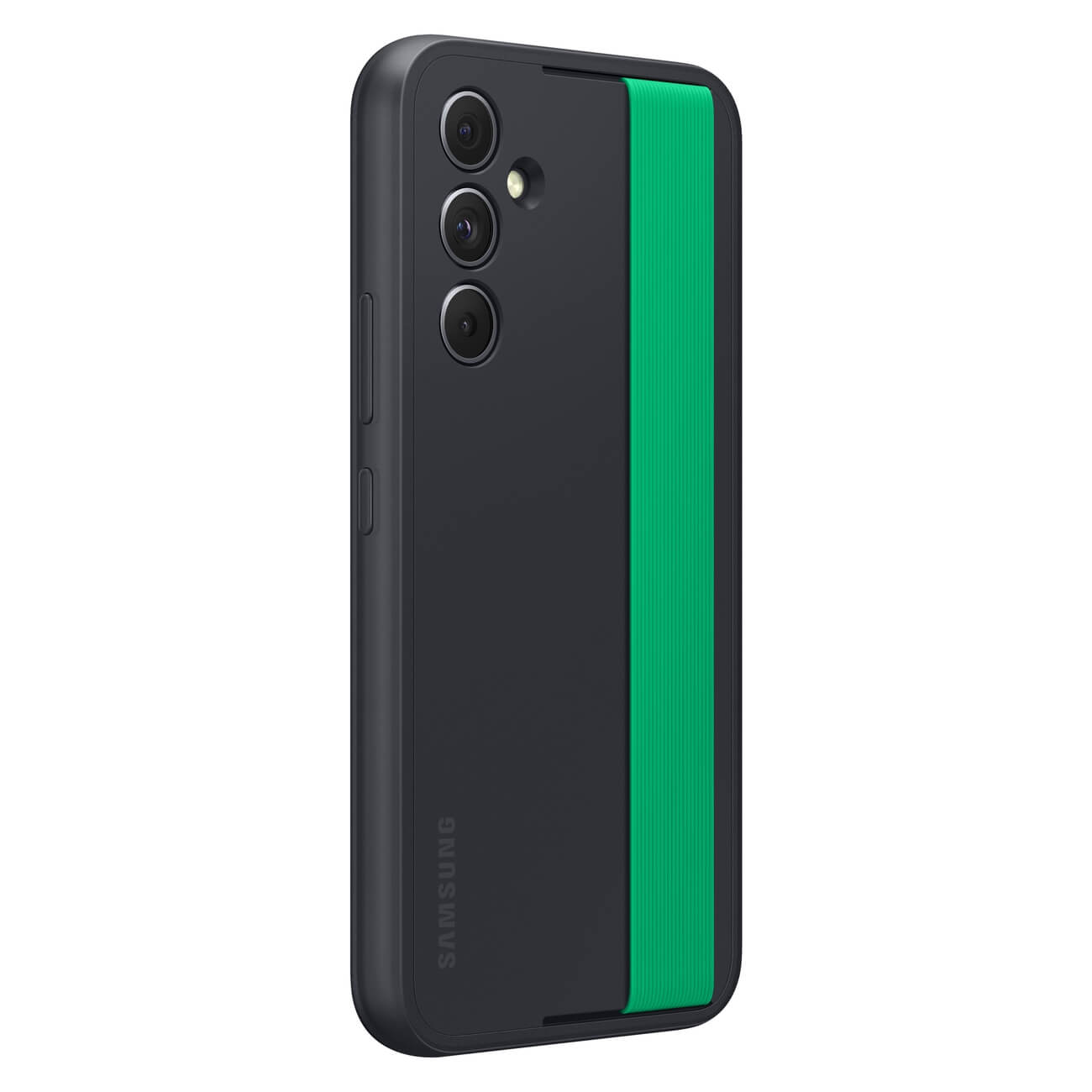 Samsung Haze Grip Samsung Galaxy A54 5G Θήκη Σιλικόνης με Αποσπώμενο Ιμάντα - Black - EF-XA546CBEGWW