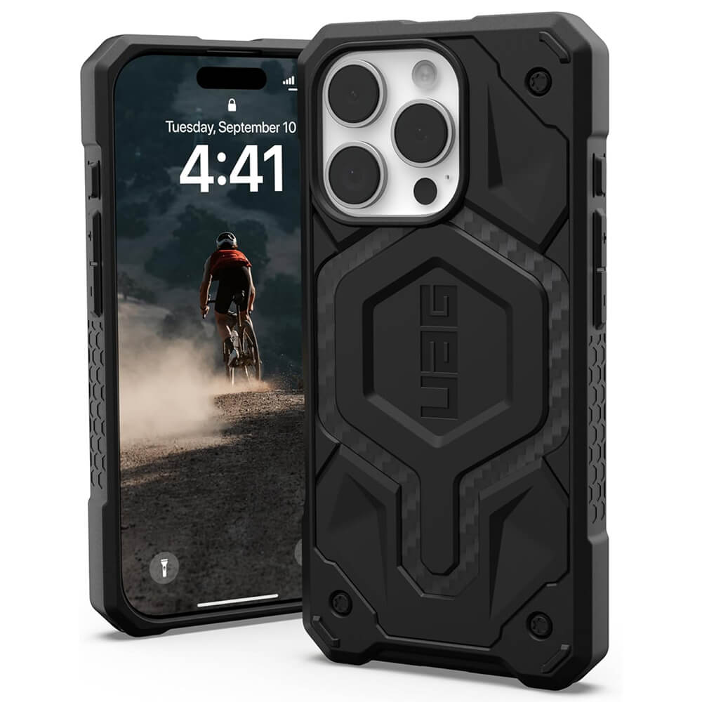 UAG iPhone 16 Pro Monarch Series Σκληρή Θήκη - Carbon Fiber