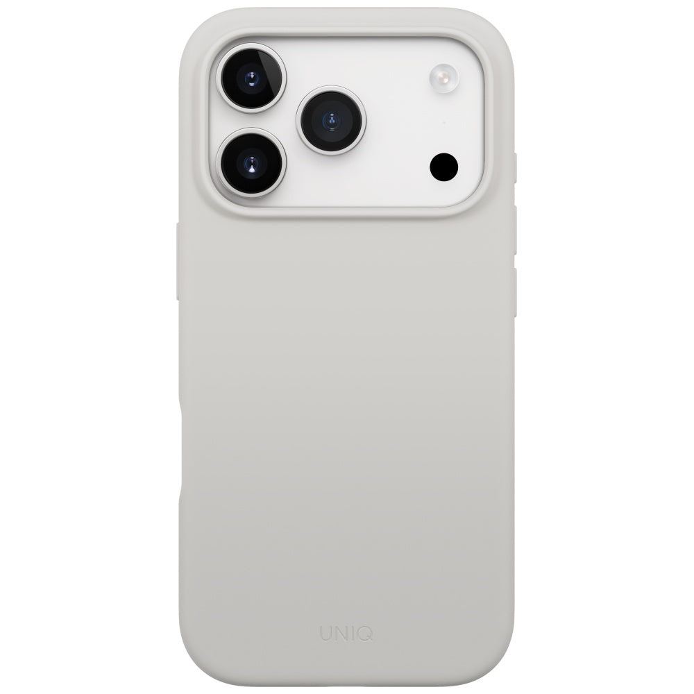Uniq iPhone 17 Pro - Lino - Θήκη Σιλικόνης με MagSafe - Light Grey